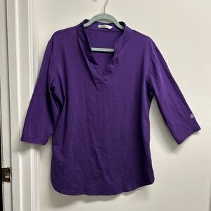 Vibrant Purple Long Sleeve Top